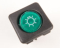 Adler Power Button - Interrupteur Eclairage Rond N-m Vert - 560298 Adler Power Button - Interrupteur Eclairage Rond N-m Vert - 560298